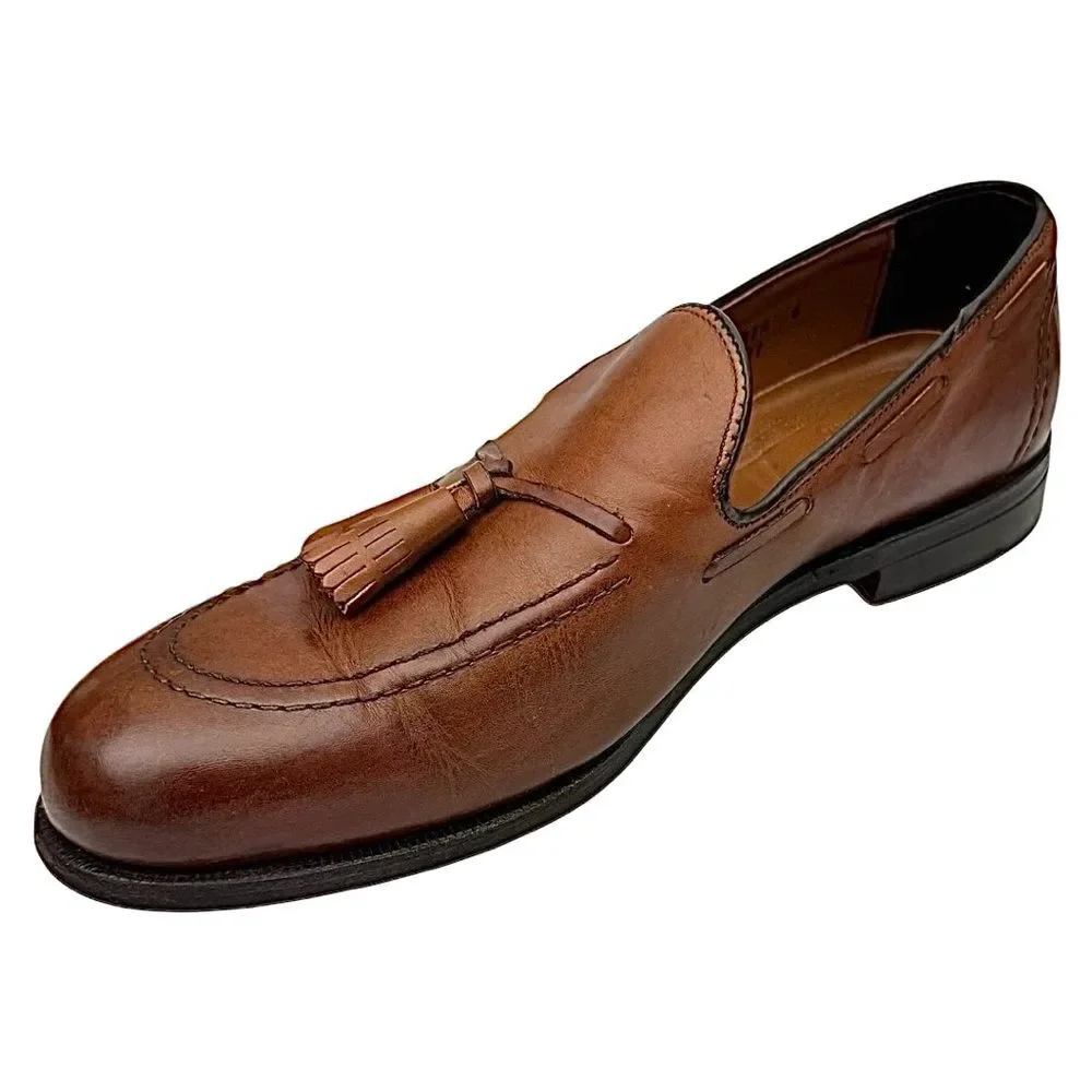 FootJoy Classics Brown Leather Tassel Loafers Made in USA 75499 Men Size 11.5 B